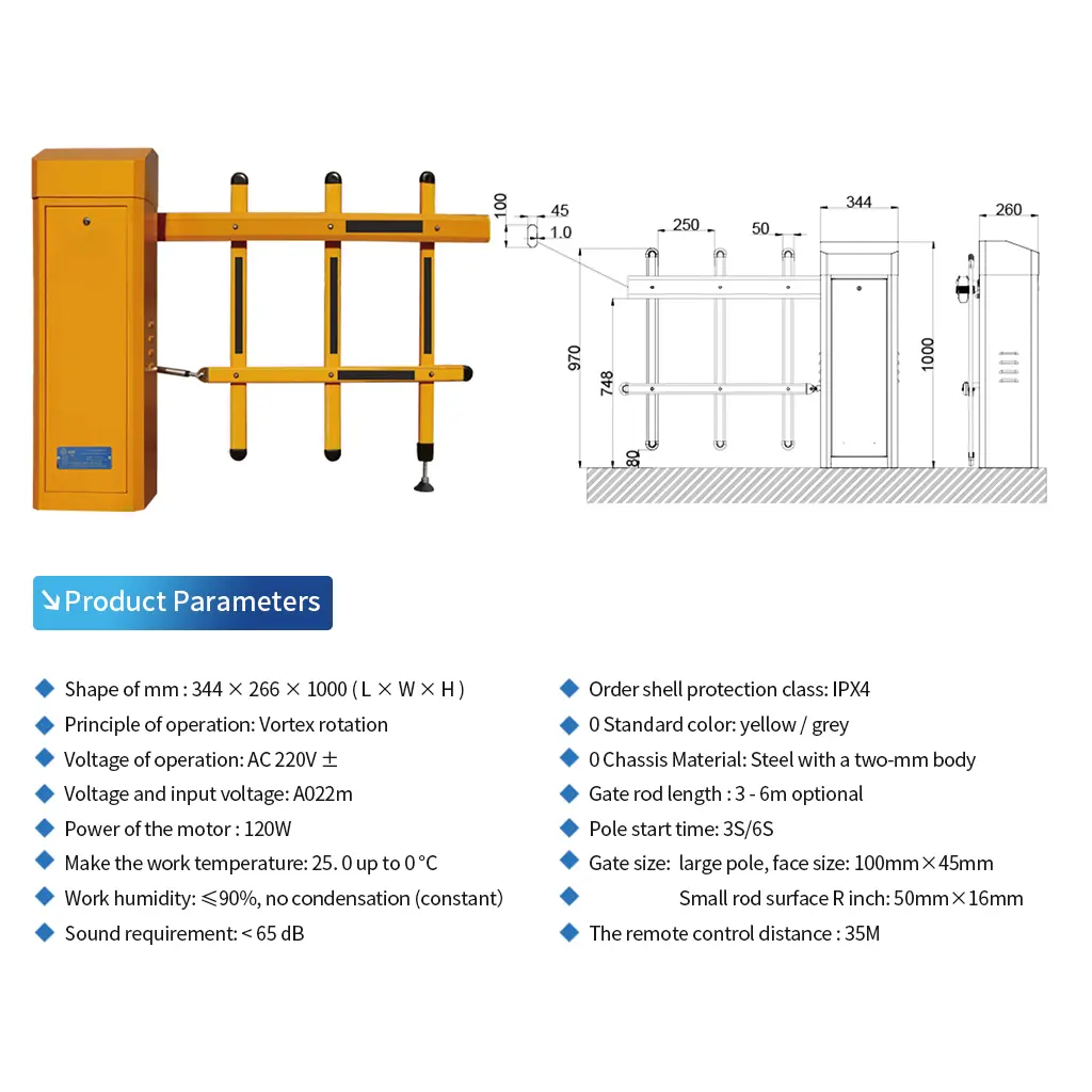 Fence Boom Barrier Gate Product Description QiGong