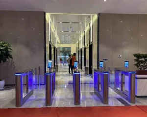 Swing Barrier Turnstile Gates Turnstile gate manufacturers Case presentation QiGong