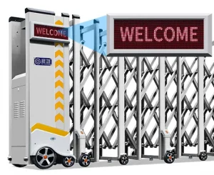automatic-retarctable-gate-outdoor-retractable-fence-gate-retractable-gate-for-driveway-QiGong-LED-display.webp