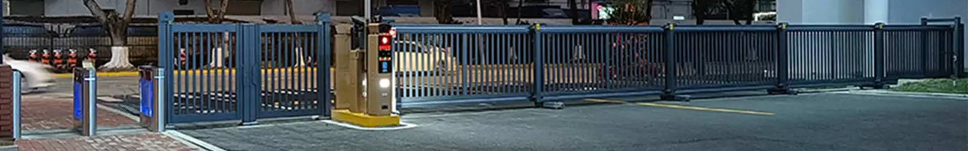 telescopic sliding gate telescopic fence driveway gates QiGong