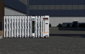 LPR electric retractable gate ANPR automatic retractable gate QiGong QG-CPQ19