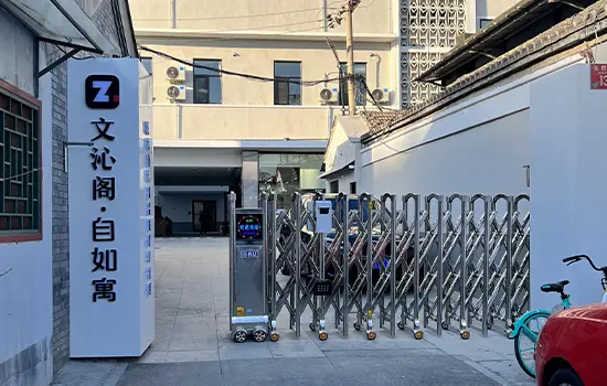 Retractable gate for driveway Automatic retractable driveway gate QG-G460 QiGong