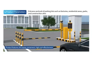 Straight Bar Boom Barrier Gate QiGong