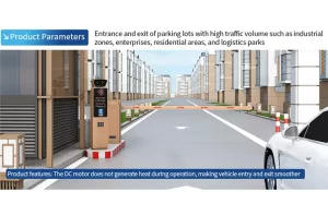 Straight Boom Barrier Gate QiGong