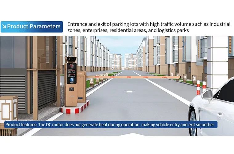 Straight Boom Barrier Gate QiGong