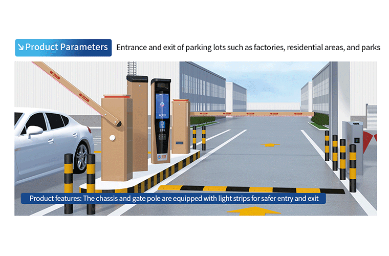 Traffic light brushless barrier gate QiGong