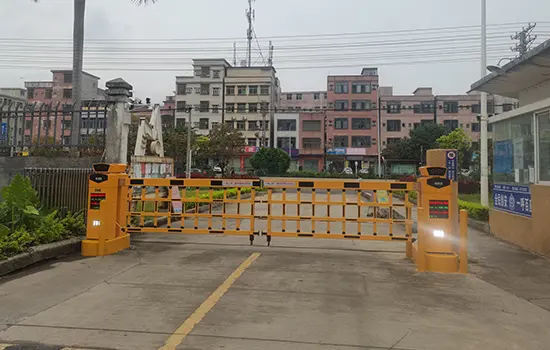 Yellow gate barrier Tubular barrier QiGong