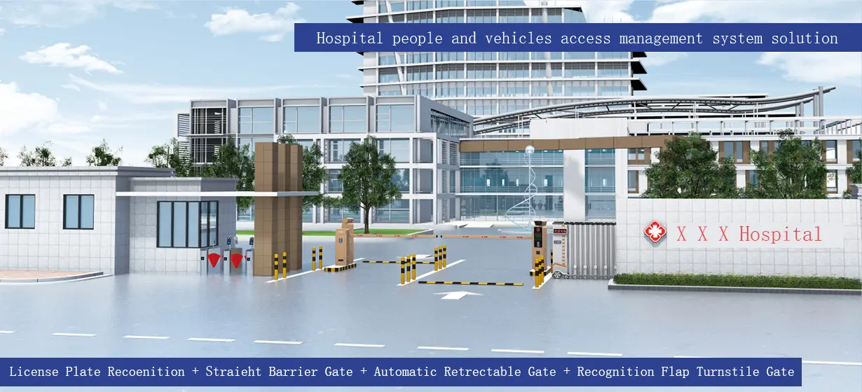 Overall solution for hospital entrance and exit management QiGong