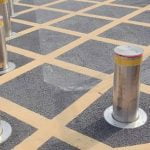 manual retractable bollards