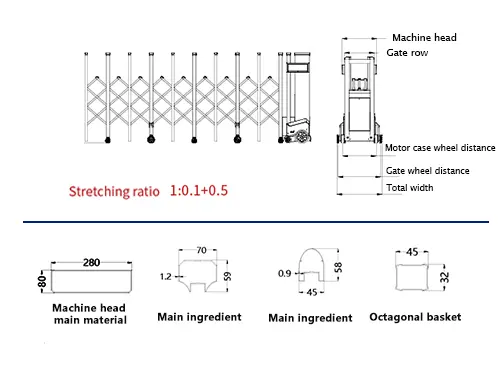 automatic copllapsile gate QiGong Gate