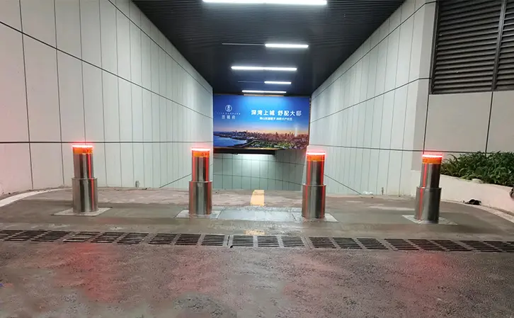 Raising automatic bollards QiGong