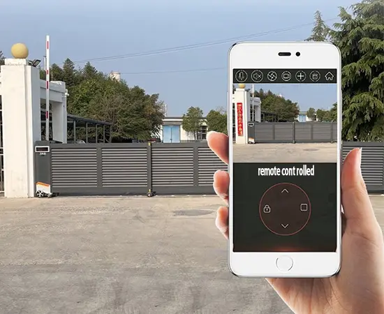 Remote control telescopic sliding gate QiGong Gate