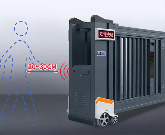 Telescopic sliding gate Anti-collision function QiGong Gate