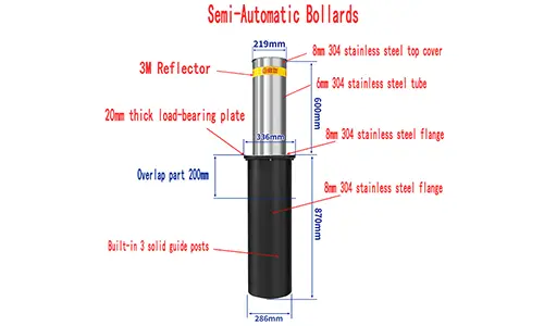 Semi-Automatic Bollard Introduction QiGong