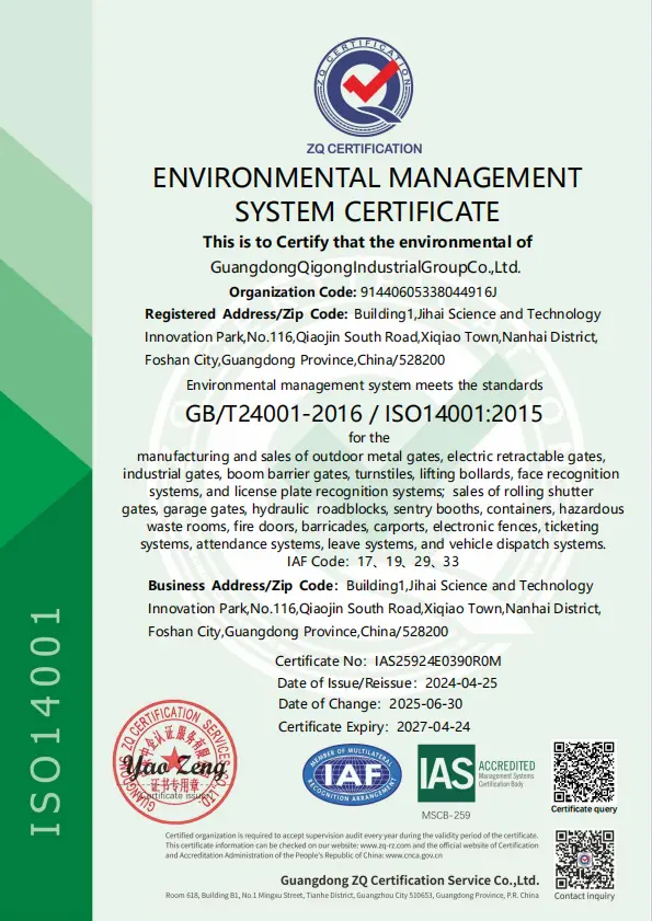 Environmental Management System Certification ISO
